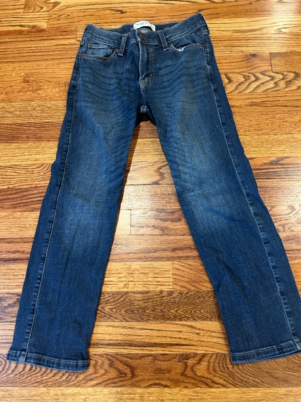 Abercrombie kids Dark Blue Denim straight leg jeans